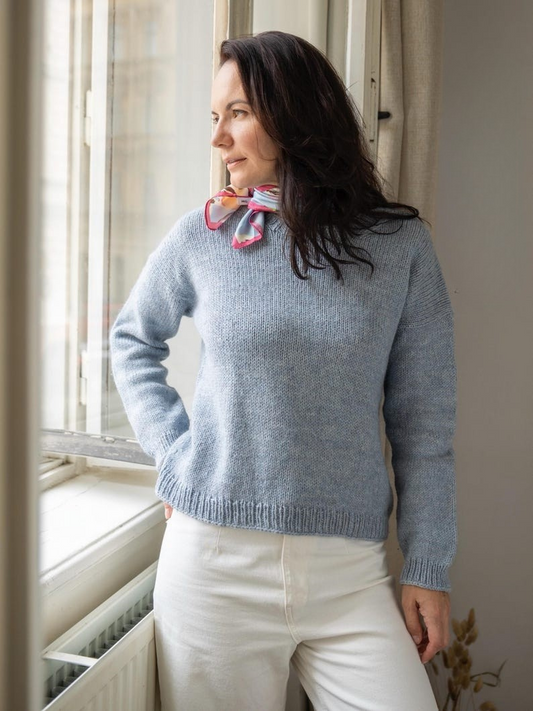 Drop in Dream Sweater Knitting Pattern