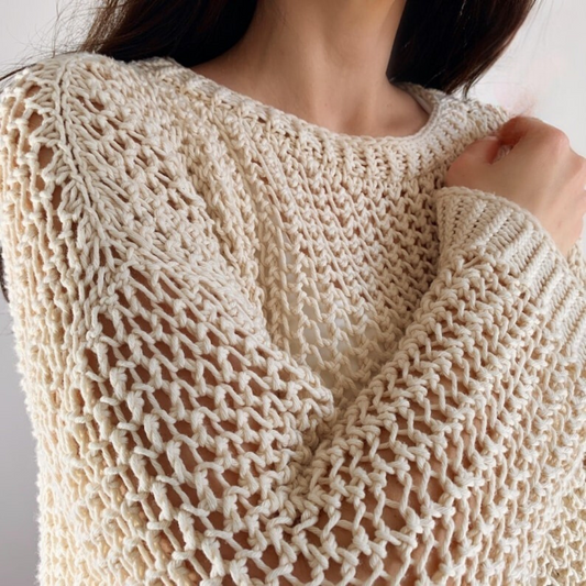 Lace Sweater Knitting Pattern