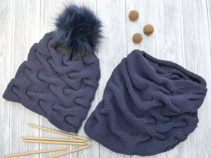 Loop Beanie Knitting Pattern