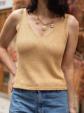 V Neck Tank Top Knitting Pattern