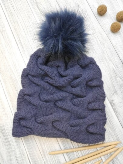 Loop Beanie Knitting Pattern