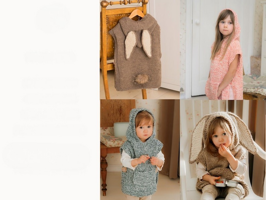Hooded Poncho Knitting Pattern