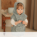 Hooded Poncho Knitting Pattern