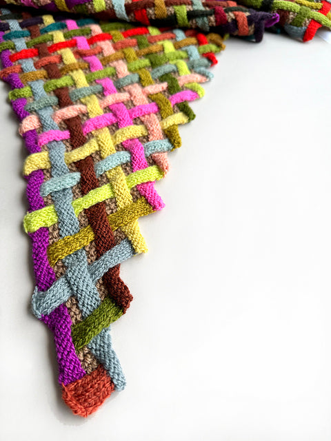 Woven Scarf Knitting Pattern