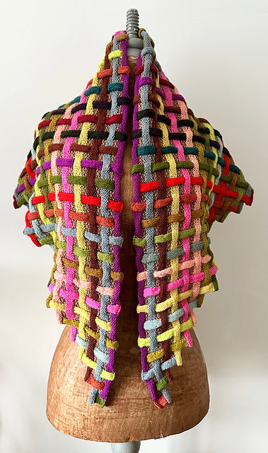 Woven Scarf Knitting Pattern