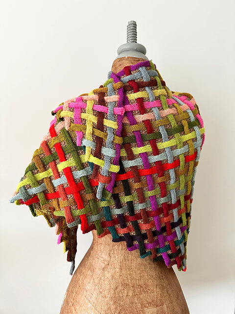 Woven Scarf Knitting Pattern