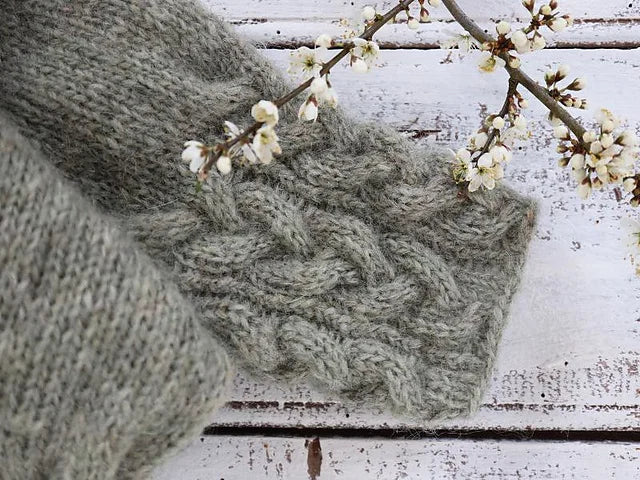 Soft Cable Sweater Knitting Pattern