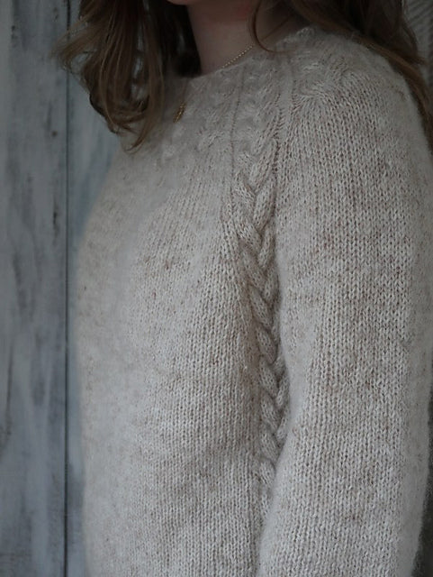 Soft Cable Sweater Knitting Pattern