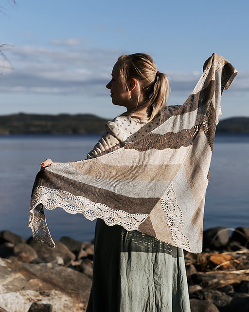 Neck Shawl Knitting Pattern