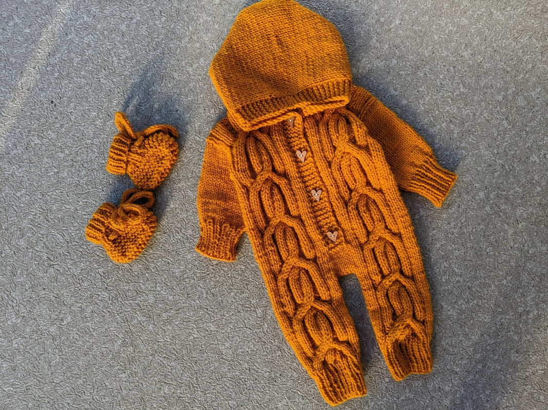 Baby Romper Knitting Pattern