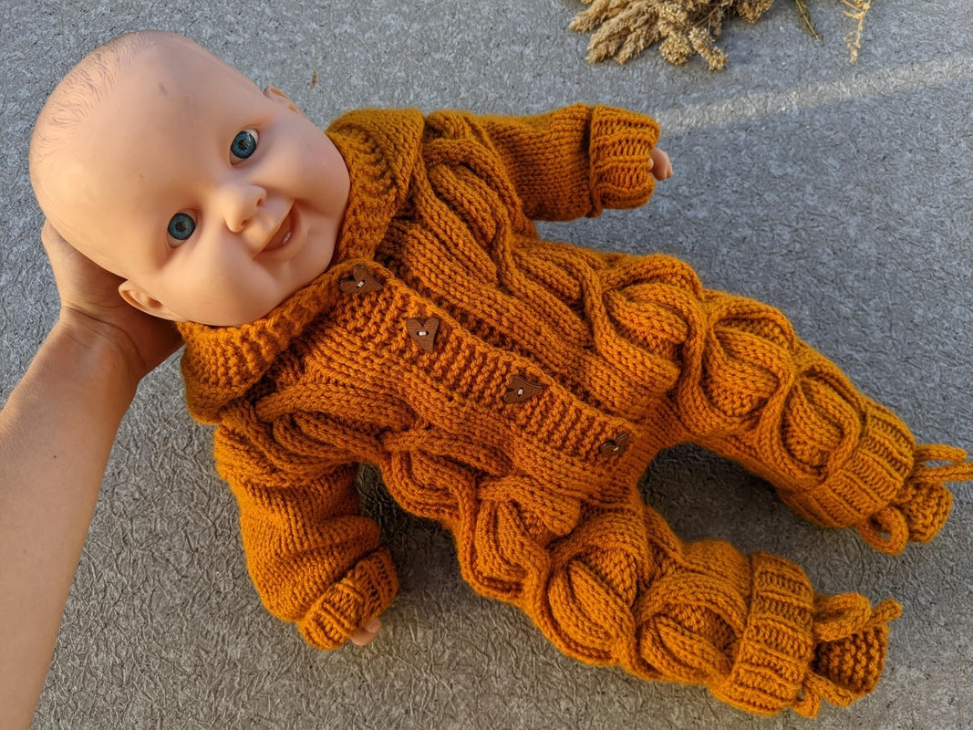 Baby Romper Knitting Pattern