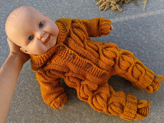 Baby Romper Knitting Pattern