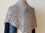 Asymmetrical Lace Shawl Knitting Pattern
