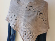 Asymmetrical Lace Shawl Knitting Pattern