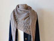 Asymmetrical Lace Shawl Knitting Pattern