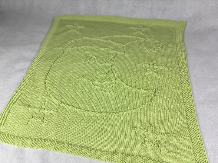 Moonlight Baby Blanket Knitting Pattern