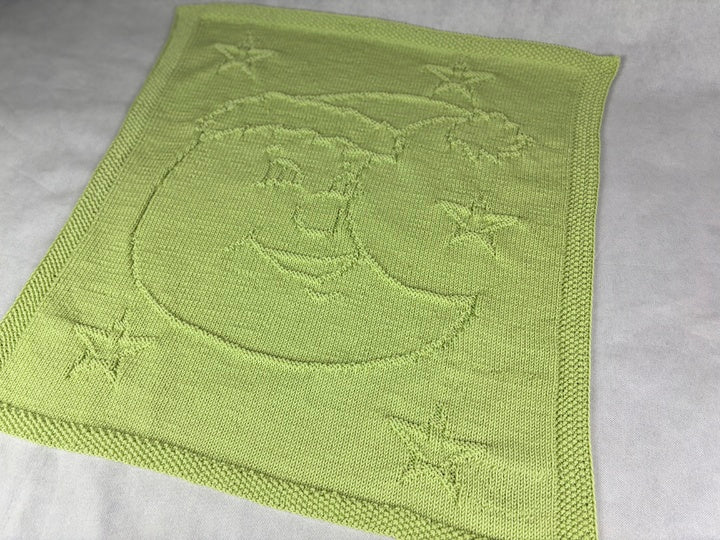 Moonlight Baby Blanket Knitting Pattern