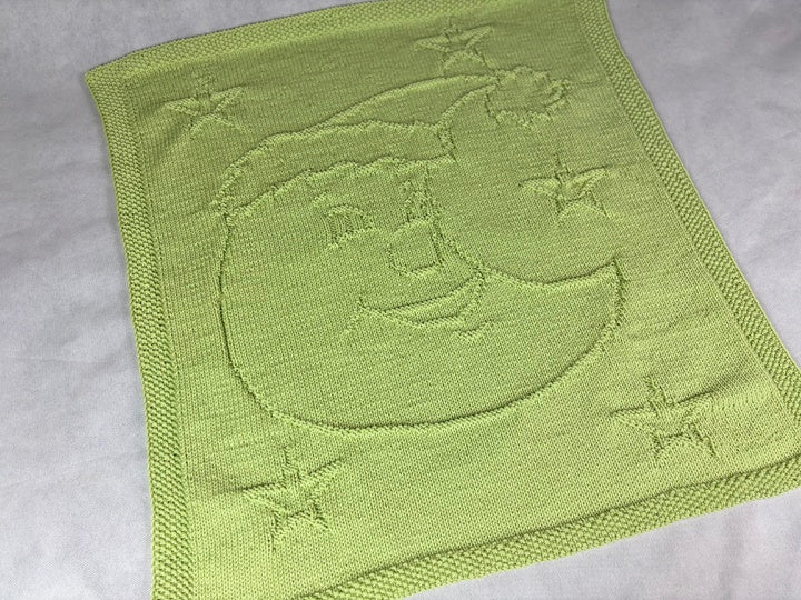 Moonlight Baby Blanket Knitting Pattern