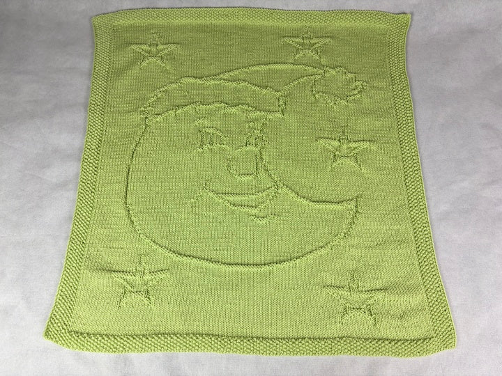 Moonlight Baby Blanket Knitting Pattern