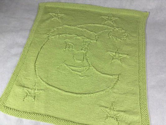 Moonlight Baby Blanket Knitting Pattern