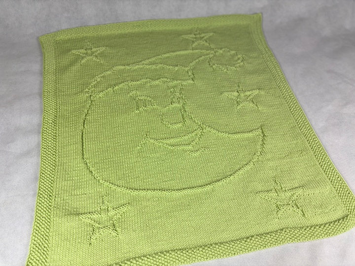Moonlight Baby Blanket Knitting Pattern