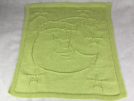 Moonlight Baby Blanket Knitting Pattern
