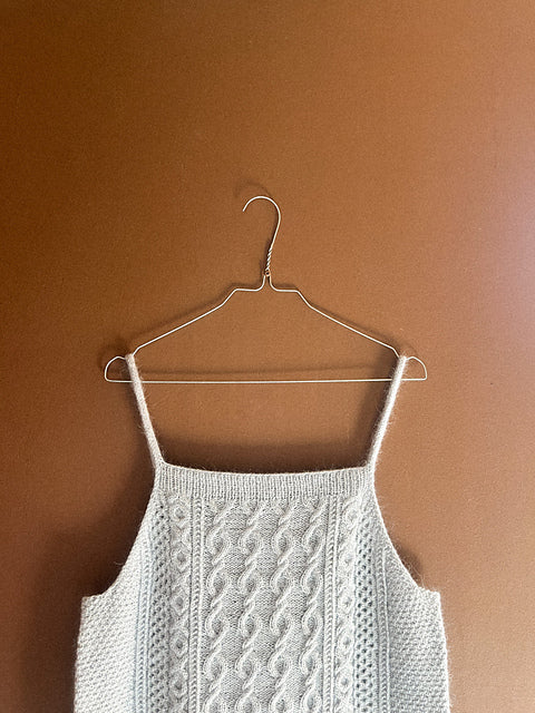 Cable Tank Top Knitting Pattern