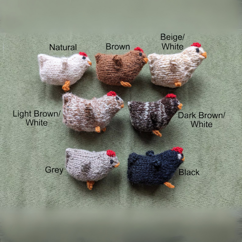 Mini Chickens Knitting Pattern