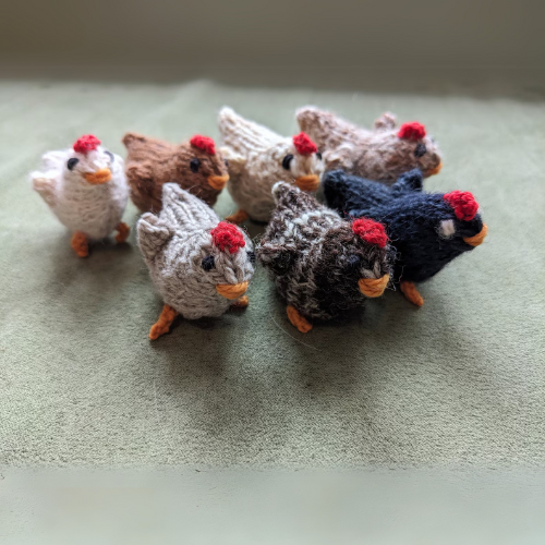 Mini Chickens Knitting Pattern