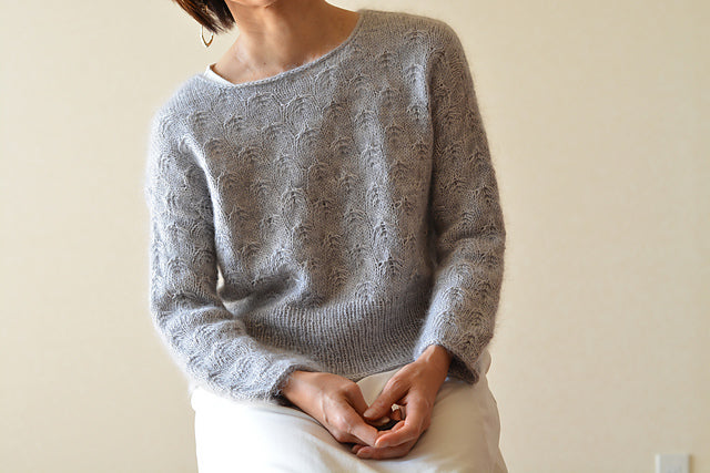 Cloud Lace Sweater Knitting Pattern