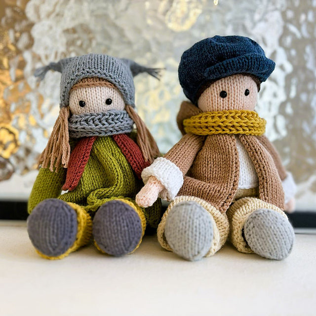 Dolls Couple Knitting Pattern