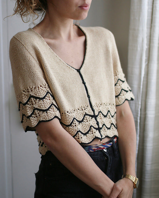 Puff Sleeve Tee Knitting Pattern