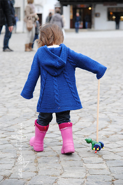 Cable Hoodie Knitting Pattern