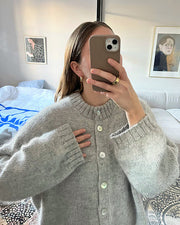 Mohair Button Cardigan Knitting Pattern