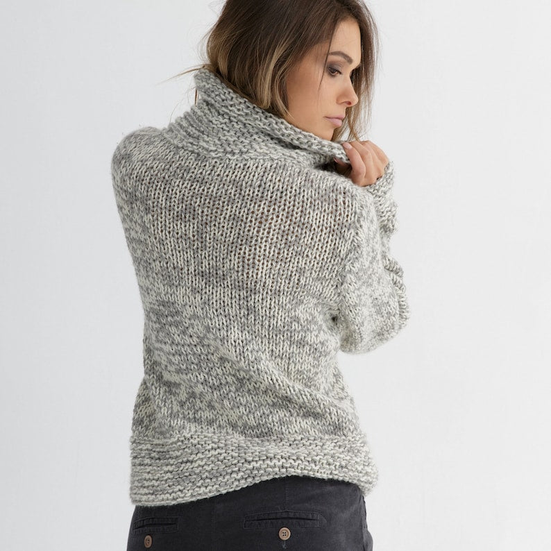 Chunky Buttoned Cardigan Knitting Pattern