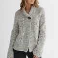 Chunky Buttoned Cardigan Knitting Pattern