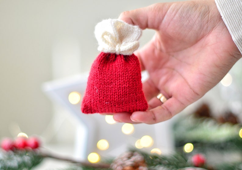 Christmas Mini Bag Knitting Pattern