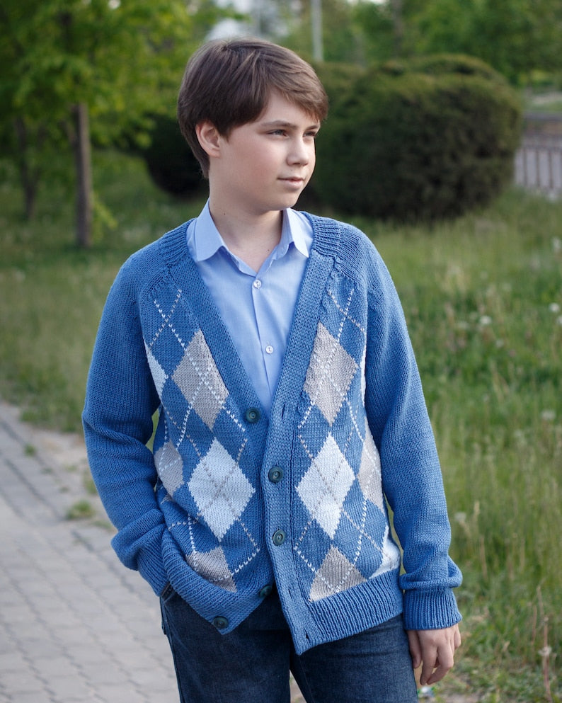 Raglan Sleeve Cardigan Knitting Pattern