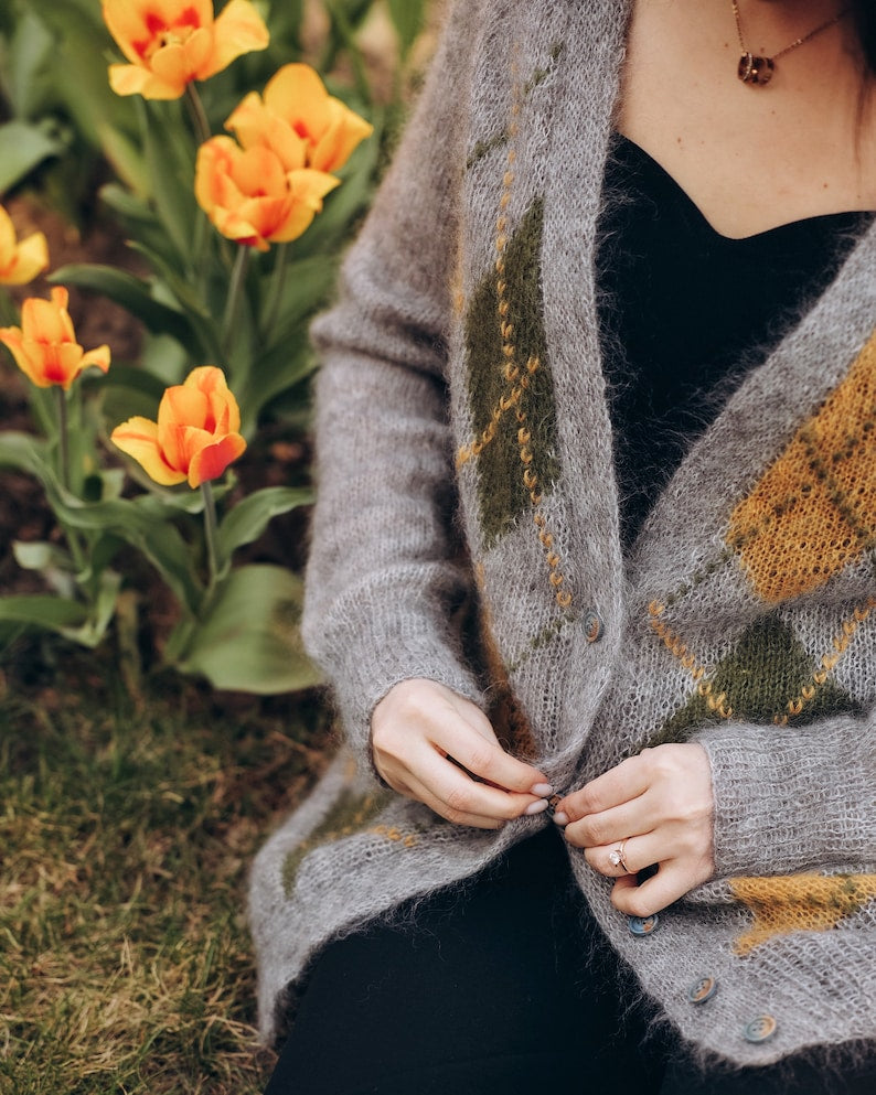 Raglan Sleeve Cardigan Knitting Pattern