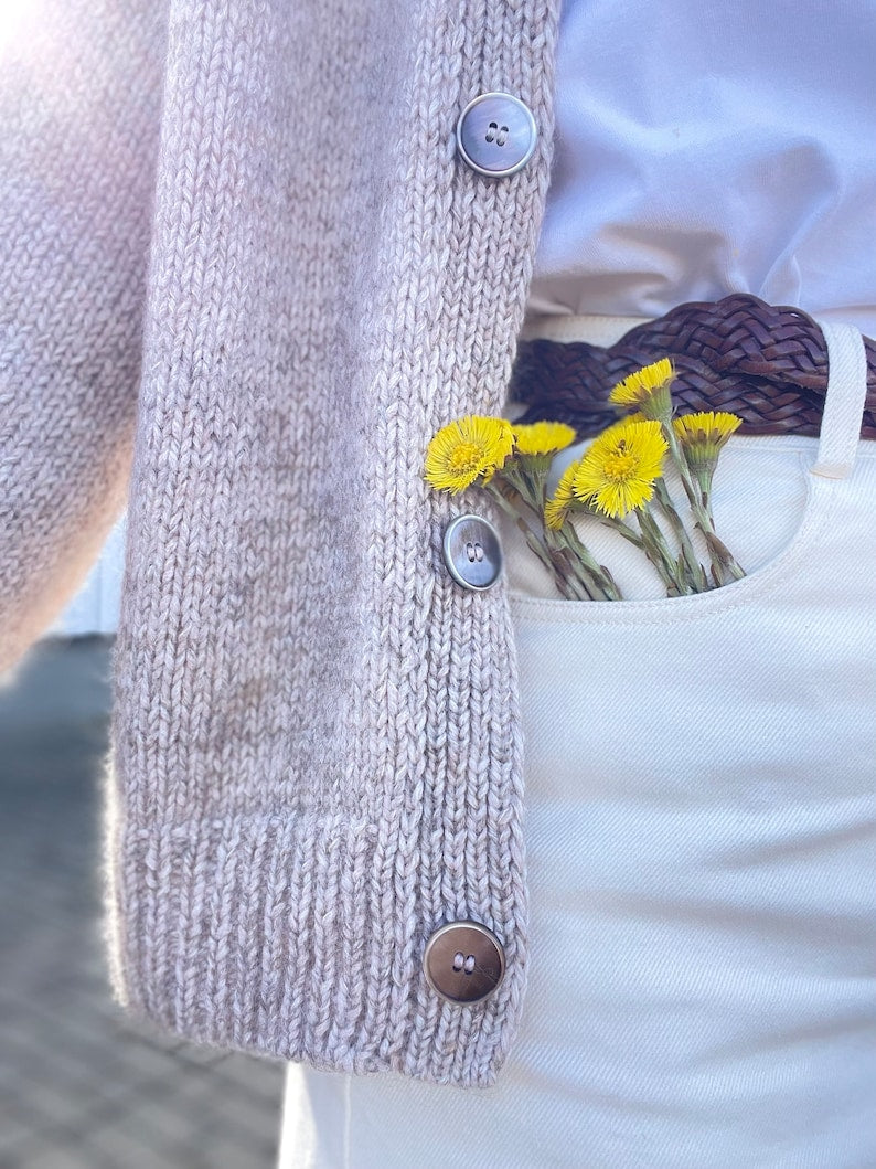 Soft Loop Cardigan Knitting Pattern