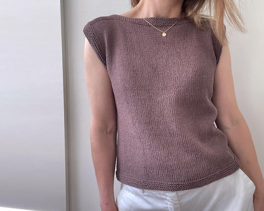 Simple Summer Top Knitting Pattern