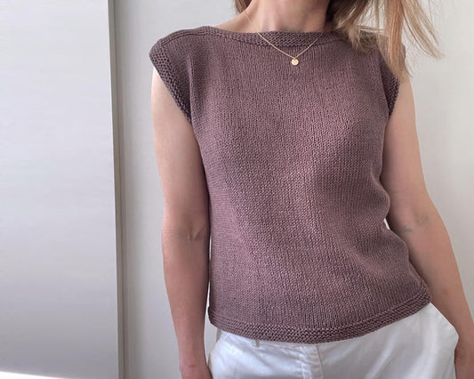 Bottom Up Tee Knitting Pattern