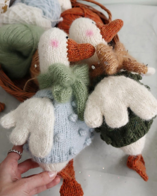 Goose Toy Knitting Pattern