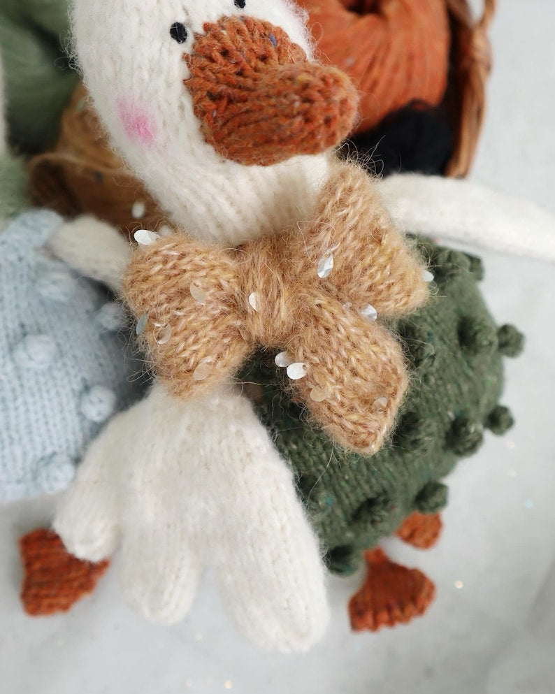 Goose Toy Knitting Pattern