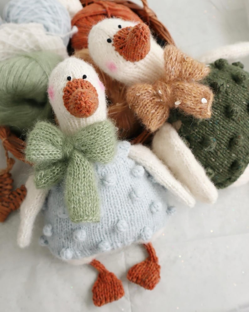 Goose Toy Knitting Pattern