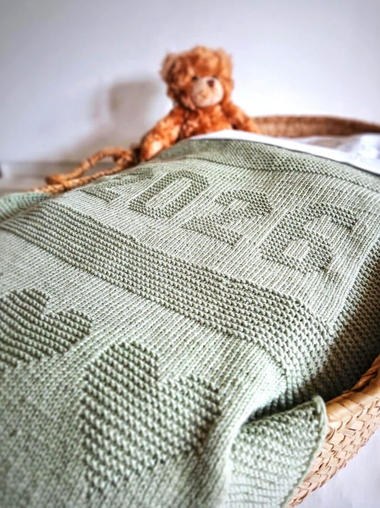 Easy Baby Blanket Knitting Pattern