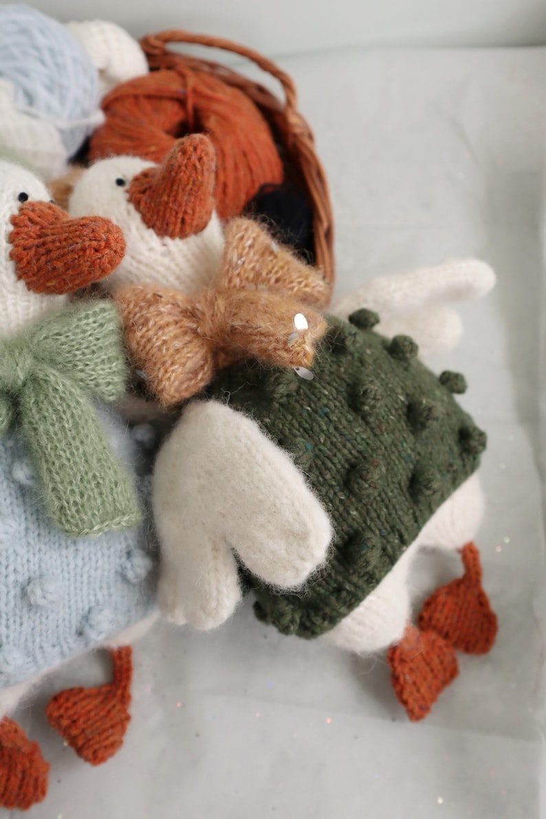Goose Toy Knitting Pattern