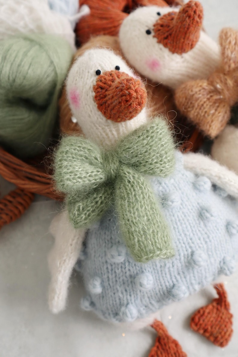 Goose Toy Knitting Pattern