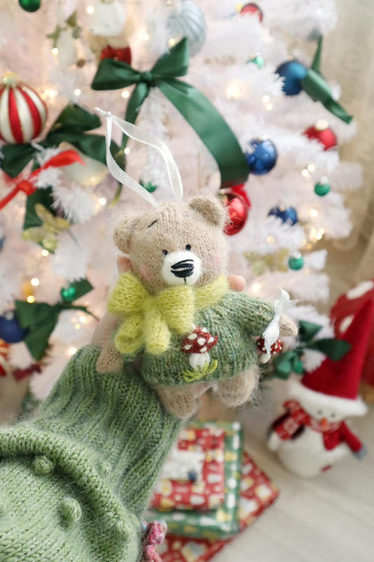 Mohair Teddy Bear Knitting Pattern