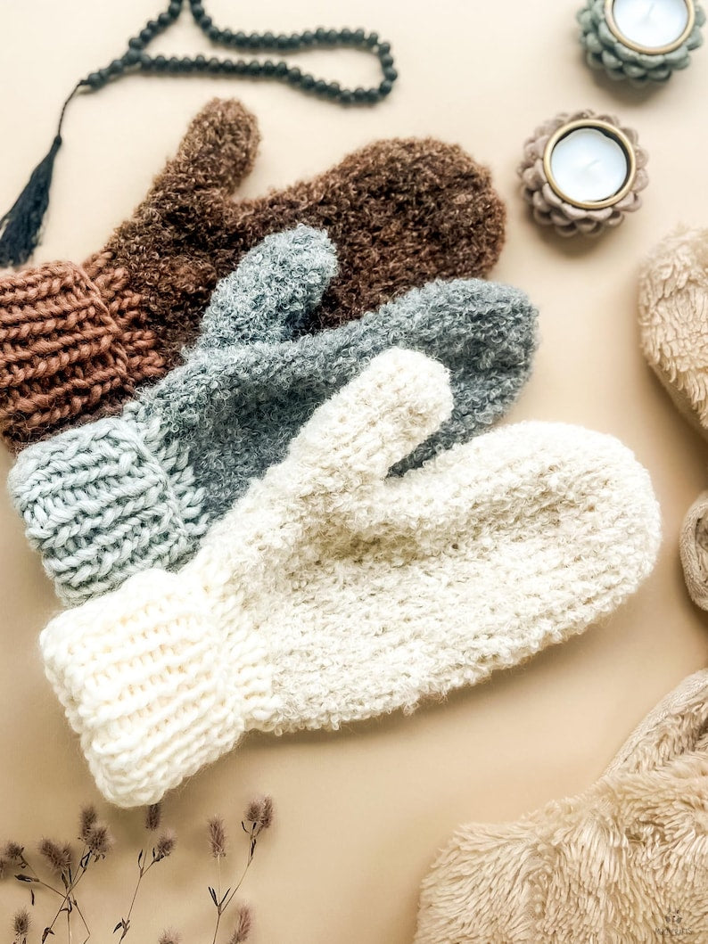 Easy Mitten Knitting Pattern